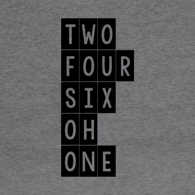 Two Four Six Oh One by byebyesally